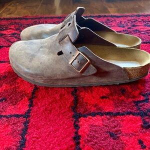Brown Boston Birkenstocks